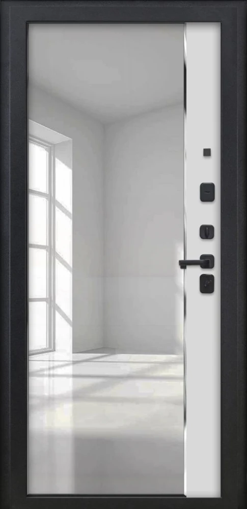 Входная дверь ДвериПРО Элфи ФЛЗ-618 Белый матовый DPRO226218 внутренняя сторона